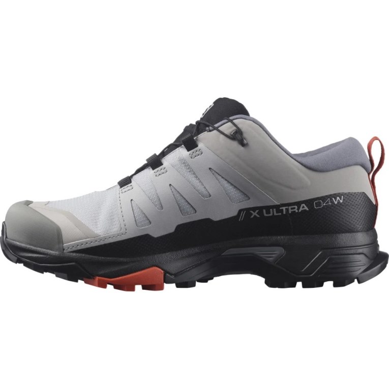 Tenis Senderismo Salomon X Ultra 4 Anchos GTX Mujer Grises Claro Negros | MX WVIQ615